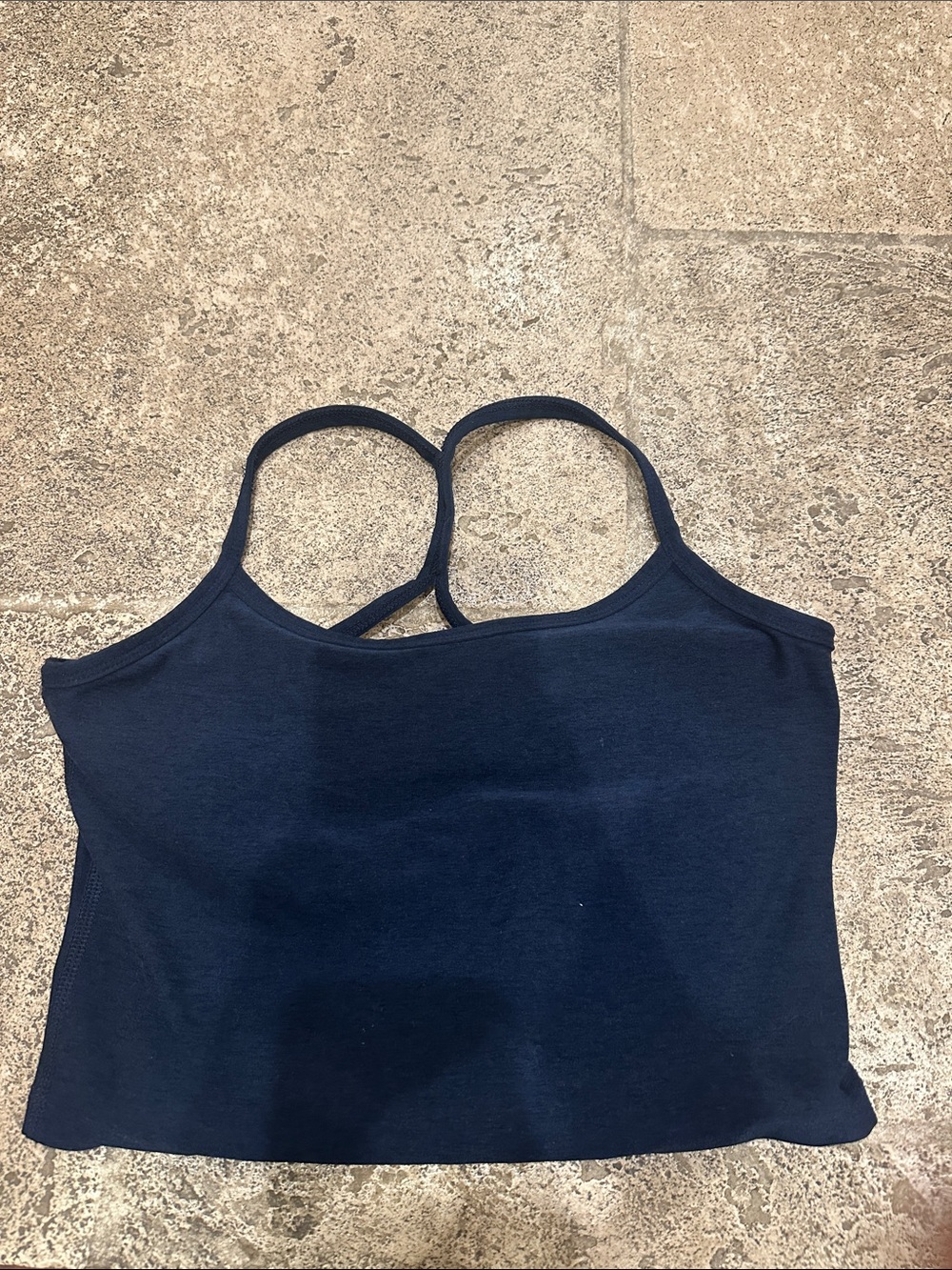 Beyond yoga navy tank
